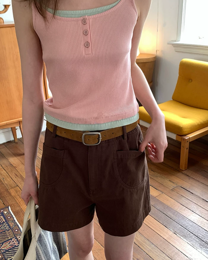 Pocket Short  Pants BU0188