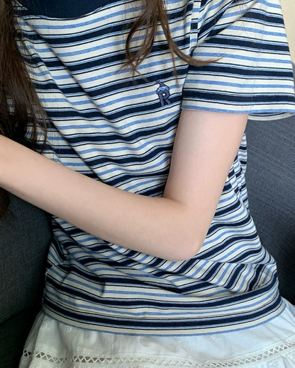 Horizontal Stripes T-shirt BU0193