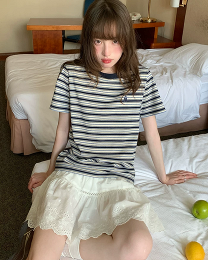 Horizontal Stripes T-shirt BU0193