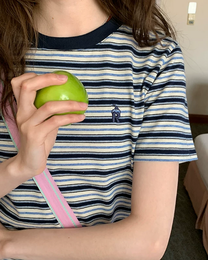 Horizontal Stripes T-shirt BU0193