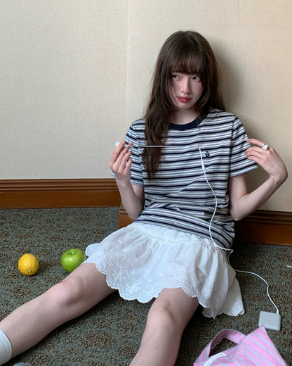 Horizontal Stripes T-shirt BU0193