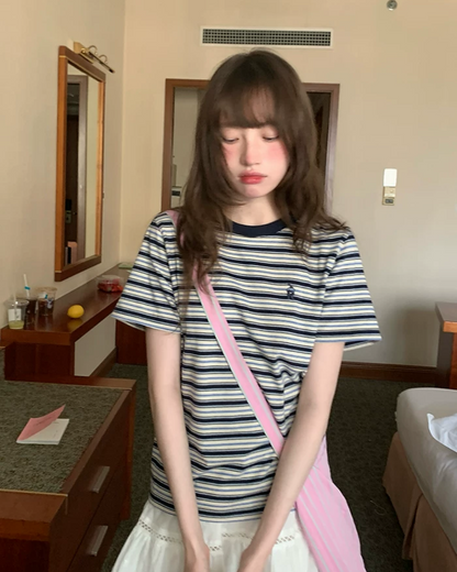 Horizontal Stripes T-shirt BU0193