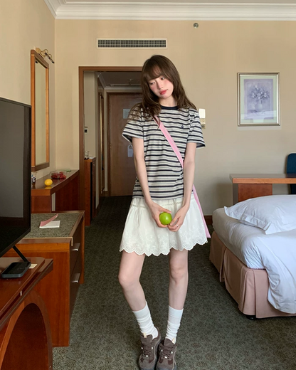 Horizontal Stripes T-shirt BU0193