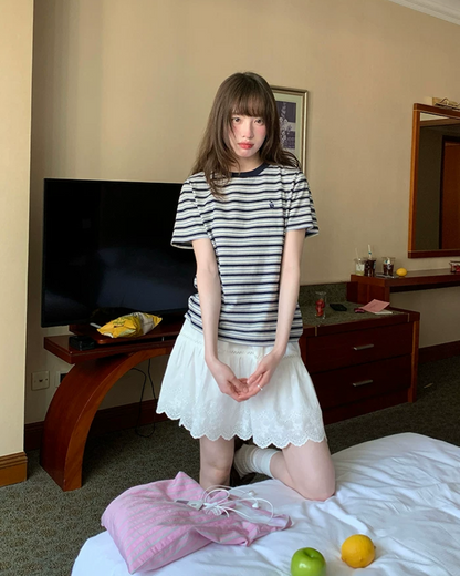 Horizontal Stripes T-shirt BU0193