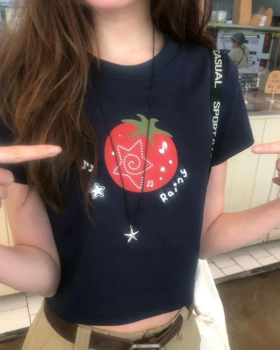 Fruit Star Printed T-shirt BU0200