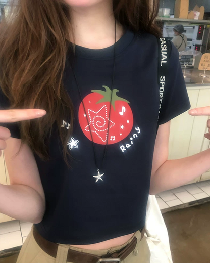 Fruit Star Printed T-shirt BU0200