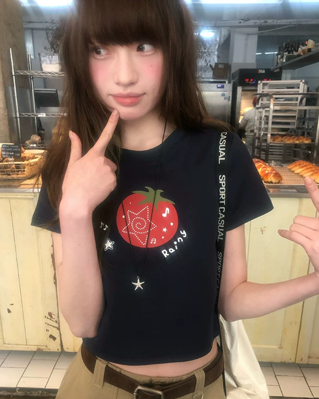 Fruit Star Printed T-shirt BU0200