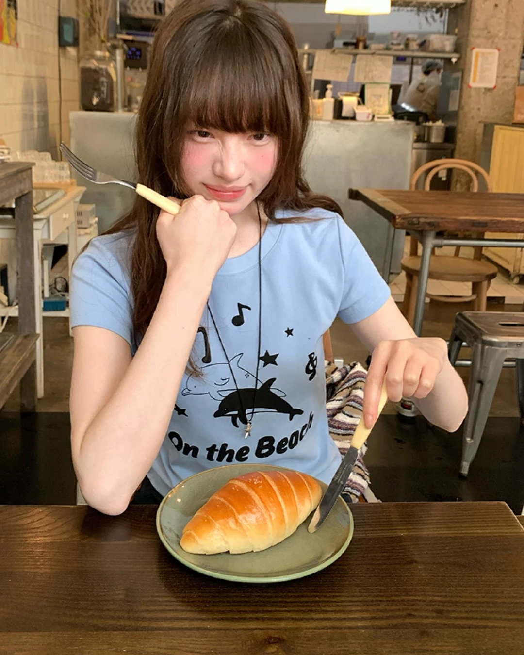 Dolphin Printed T-shirt BU0201