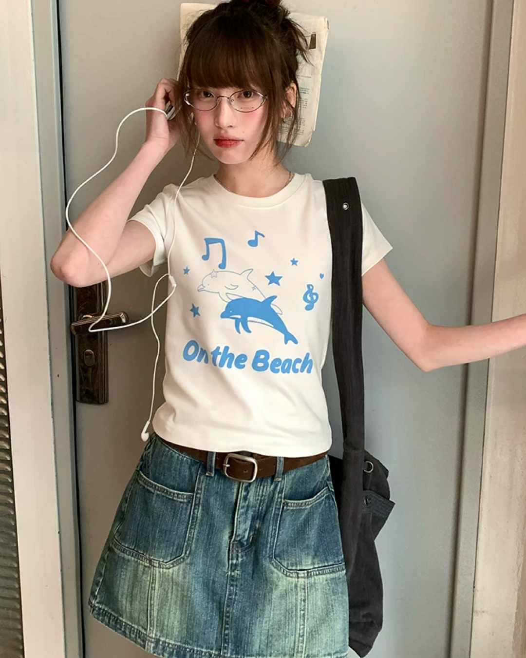 Dolphin Printed T-shirt BU0201