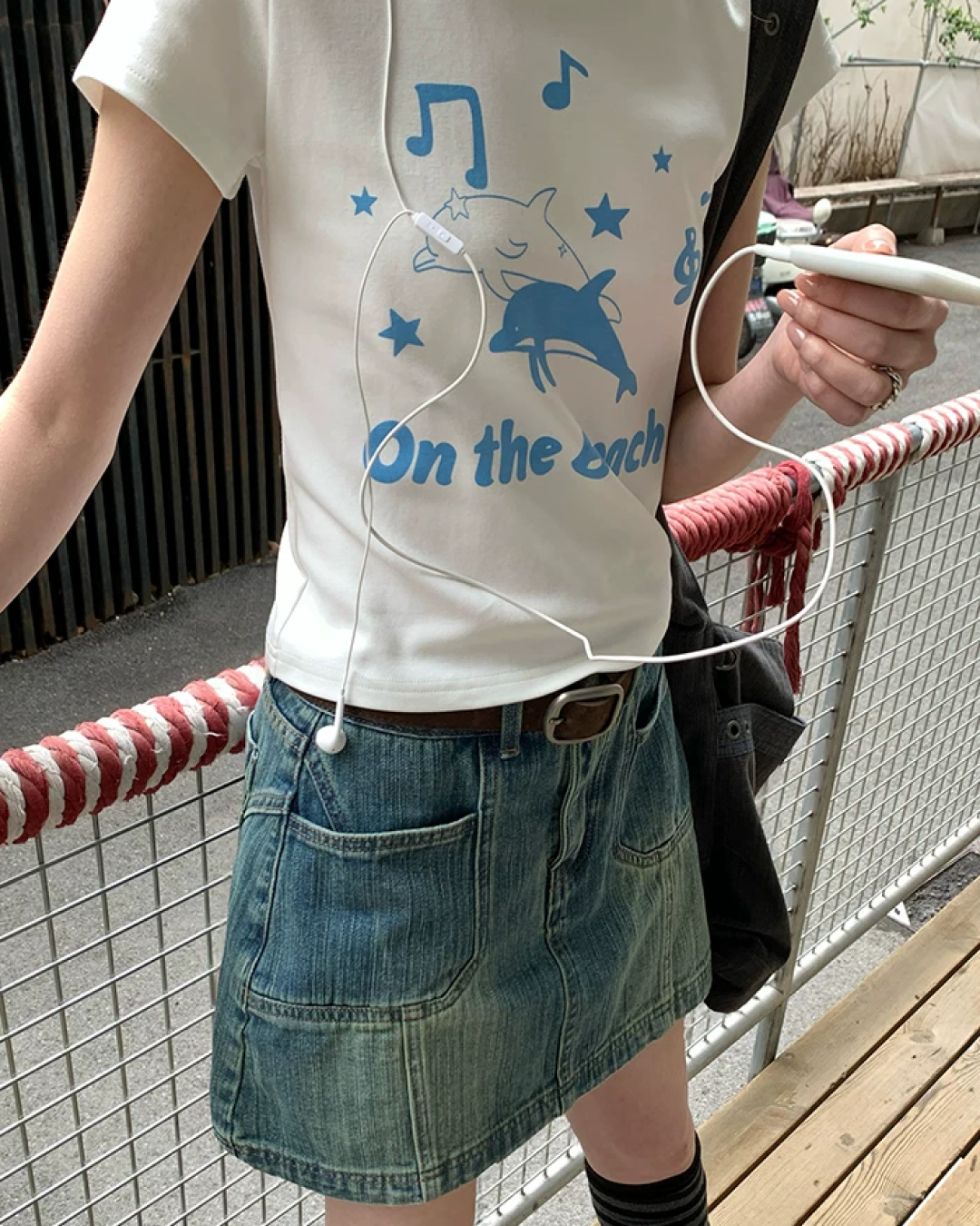 Dolphin Printed T-shirt BU0201