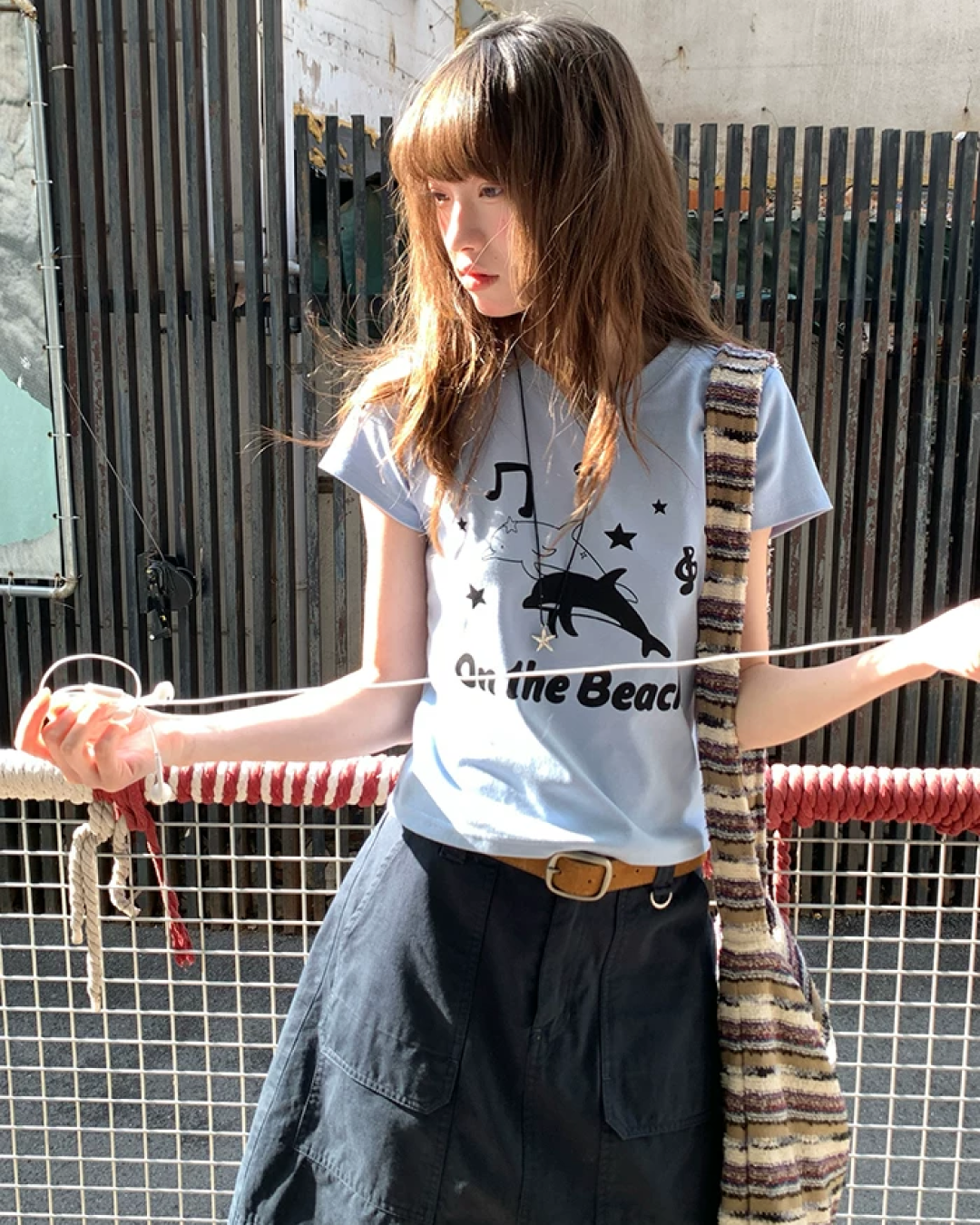 Dolphin Printed T-shirt BU0201