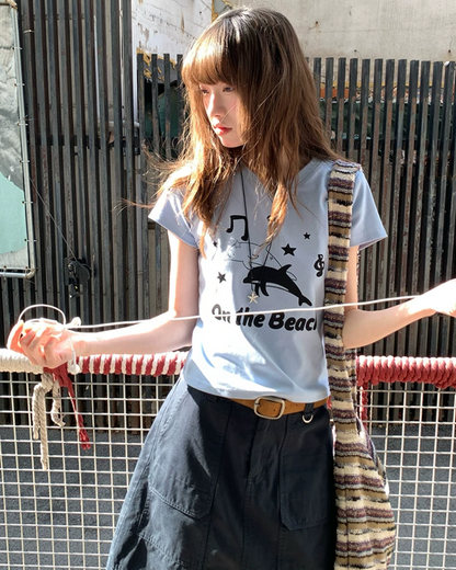 Dolphin Printed T-shirt BU0201