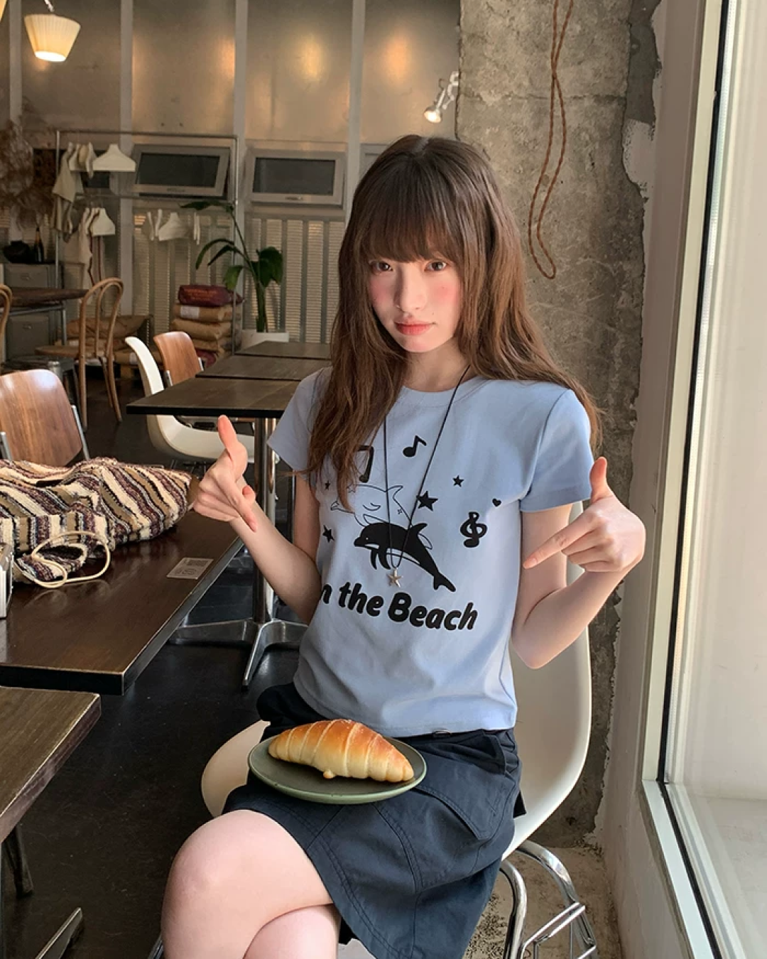 Dolphin Printed T-shirt BU0201