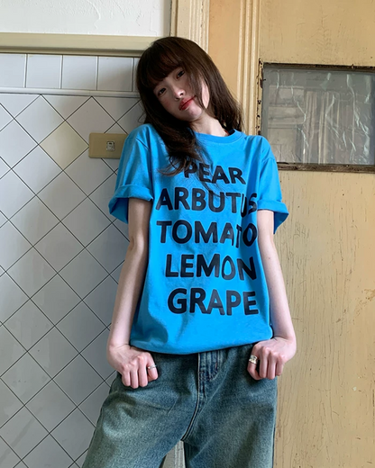 Big Lettering T-shirt BU0202
