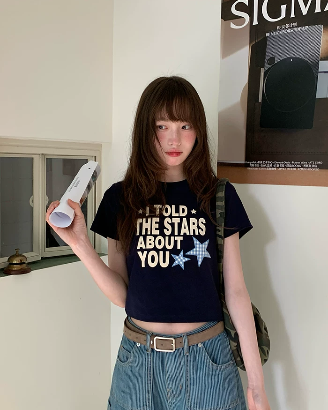 Short Lettering Star T-shirt BU0203