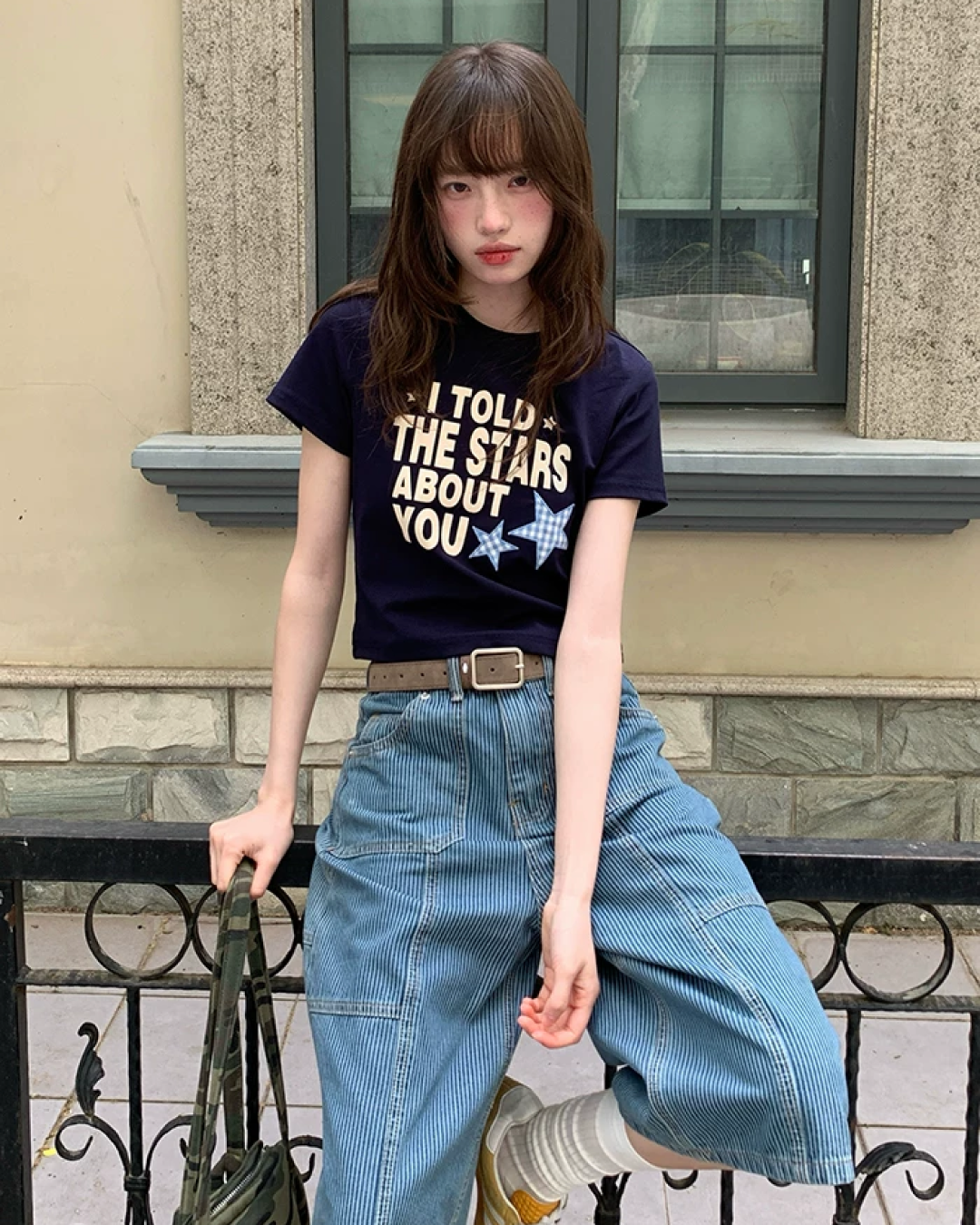 Short Lettering Star T-shirt BU0203