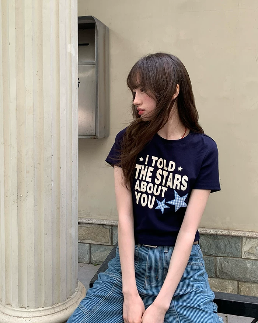 Short Lettering Star T-shirt BU0203
