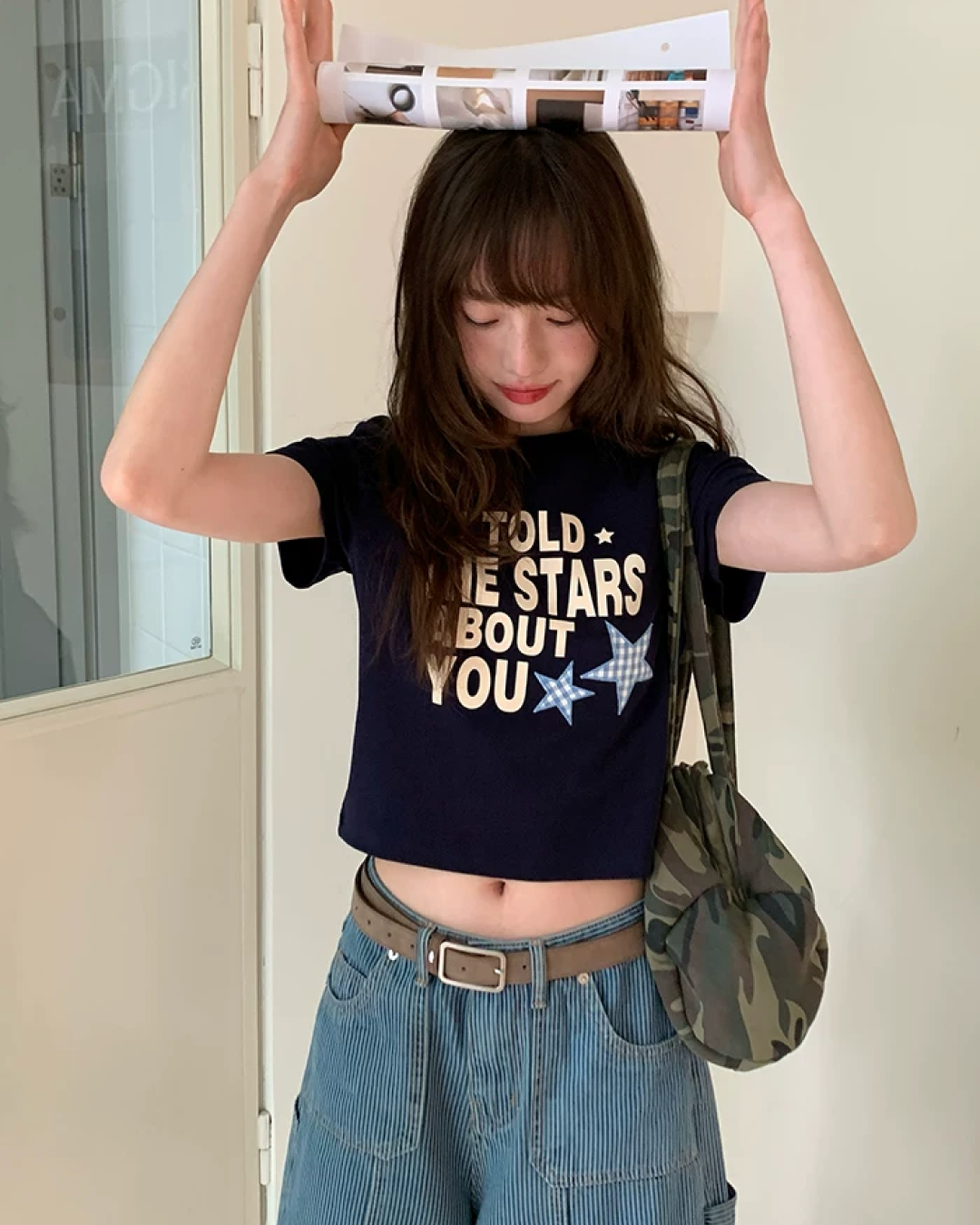 Short Lettering Star T-shirt BU0203