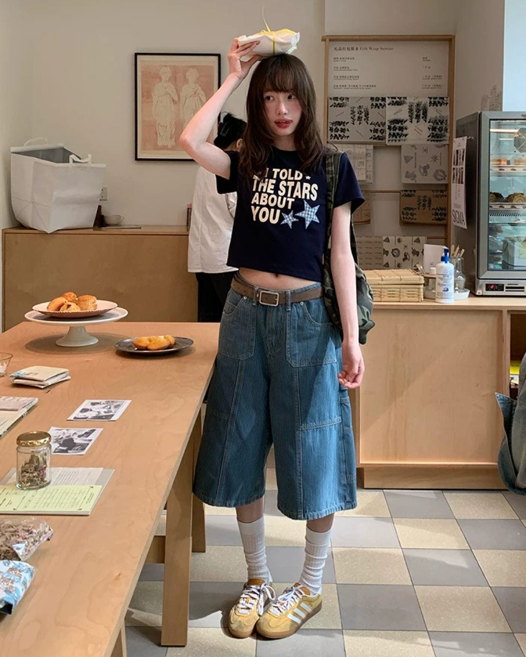 Short Lettering Star T-shirt BU0203