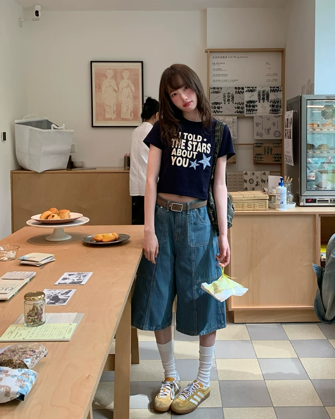Short Lettering Star T-shirt BU0203