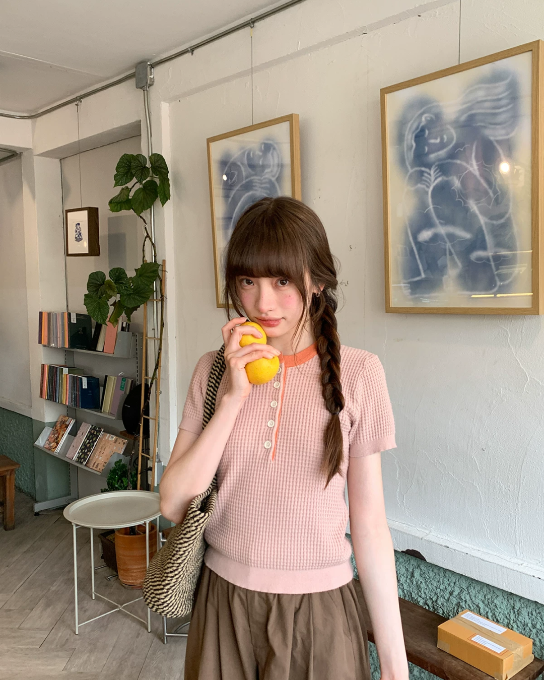 Chest Button Summer Knit BU0209