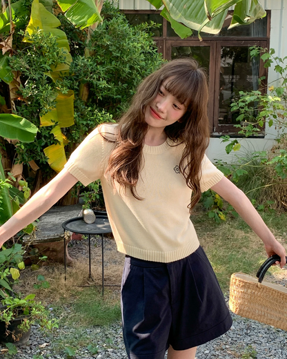 Chest Flower Summer Knit BU0210