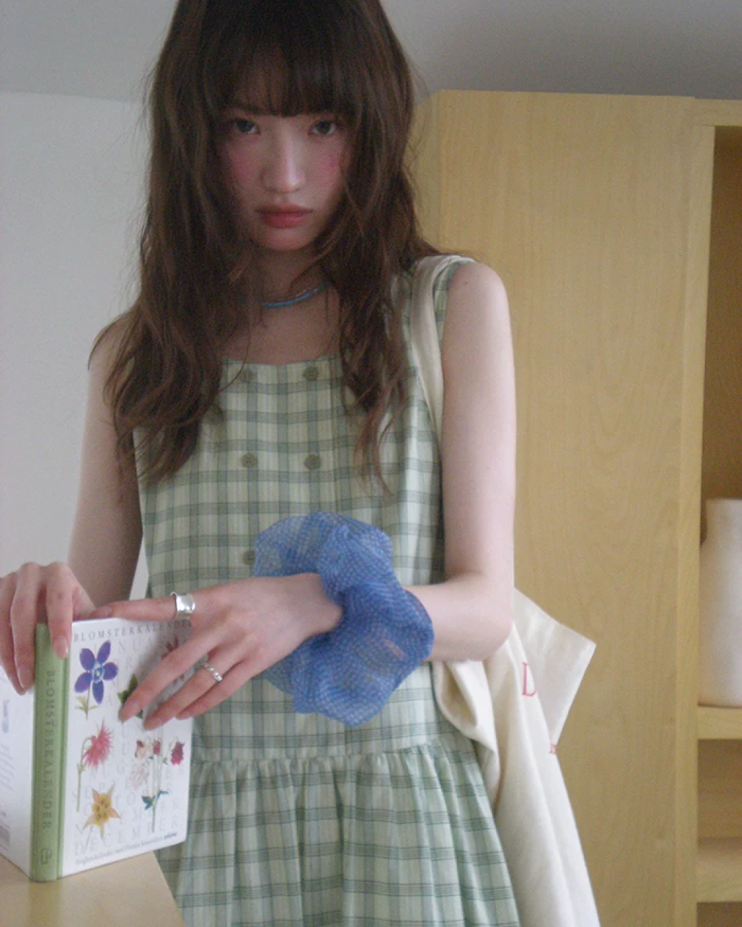 Plaid Pattern Long Dress BU0213