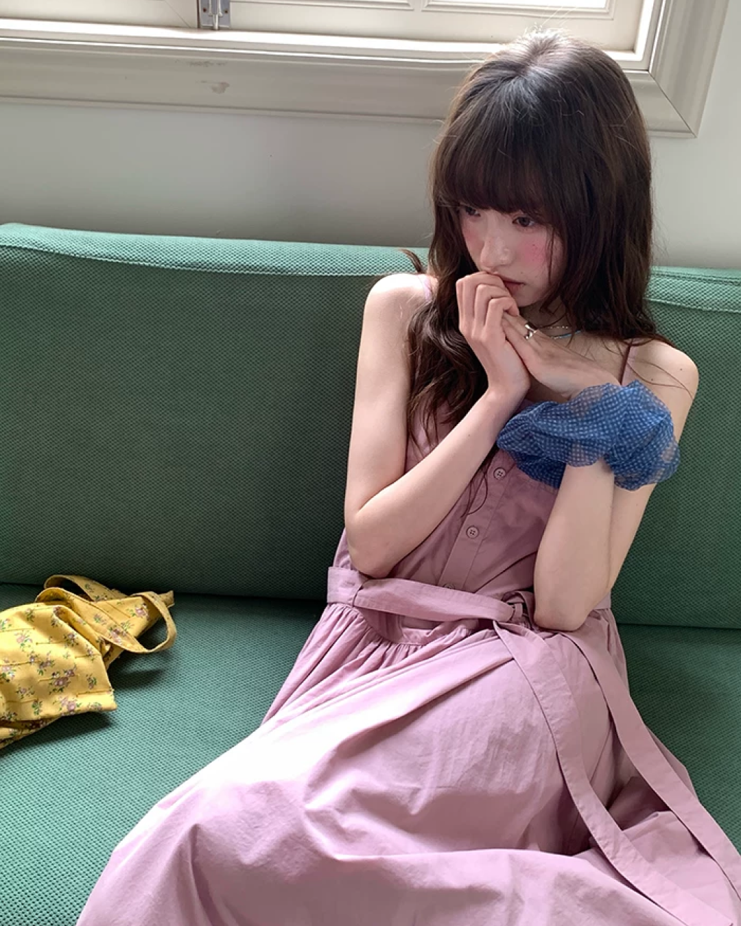 Camisole Button Long Dress BU0214