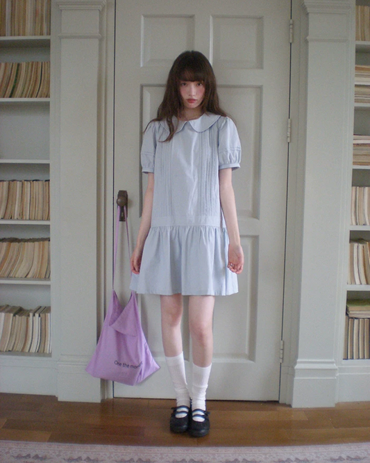 Collar Short Dress BU0215