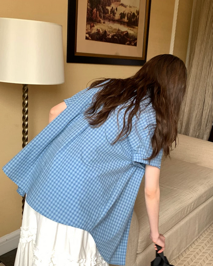 Plaid Pattern Shirt BU0221