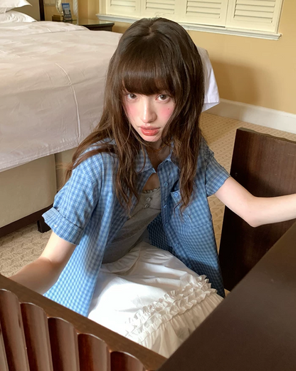 Plaid Pattern Shirt BU0221