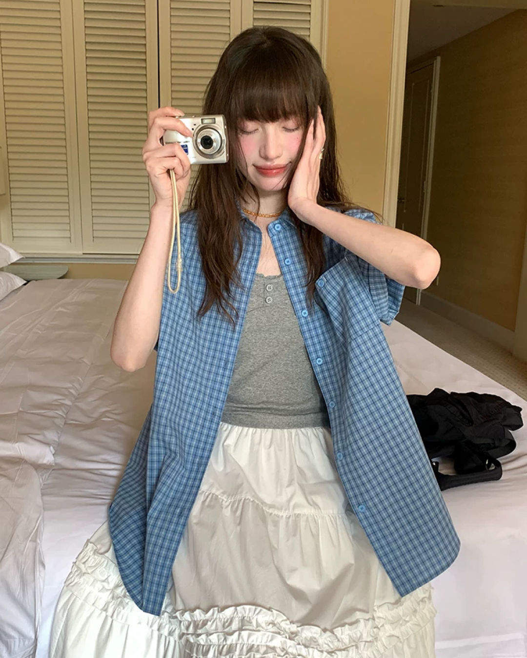Plaid Pattern Shirt BU0221