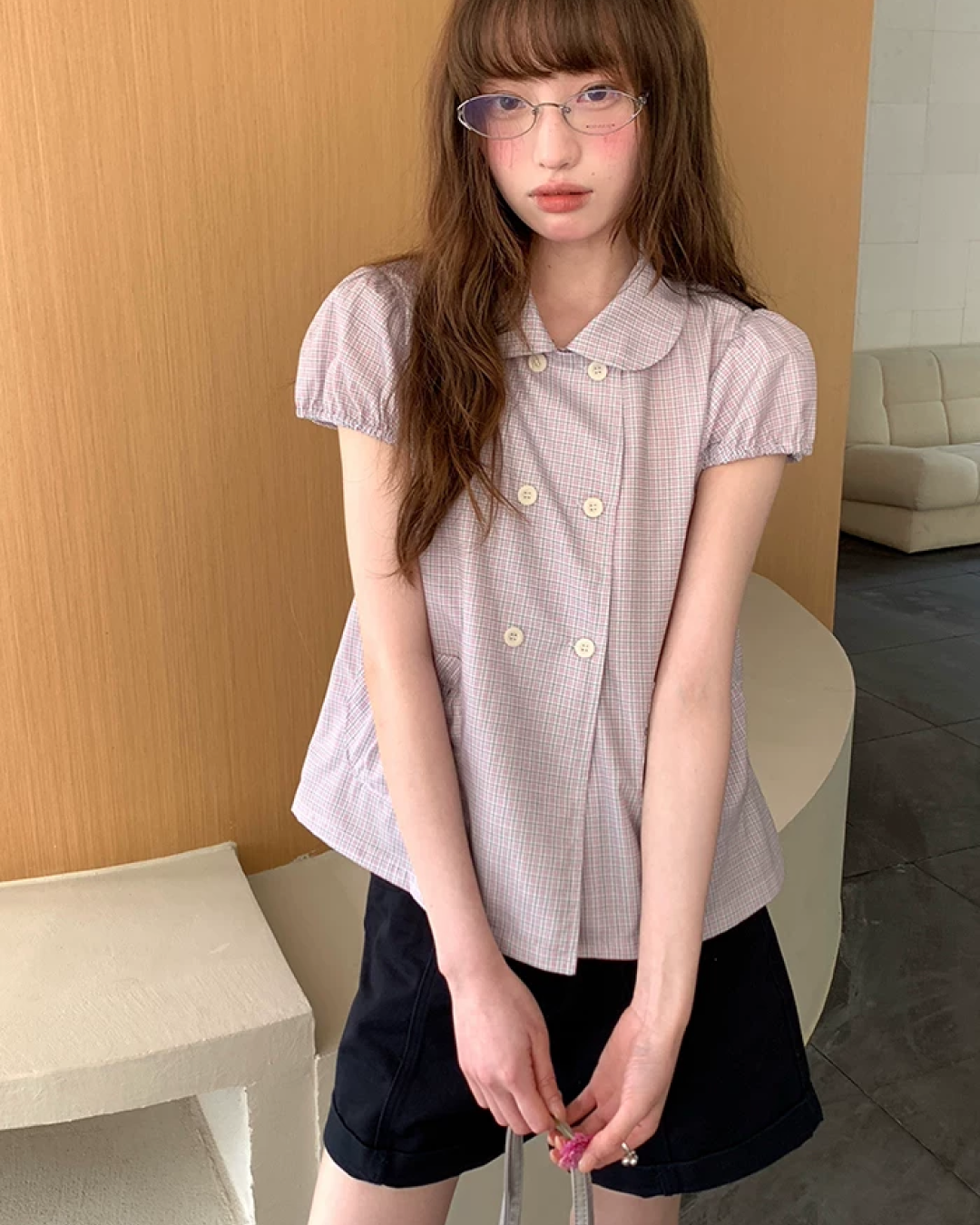 Double Button Pocket Shirt BU0223