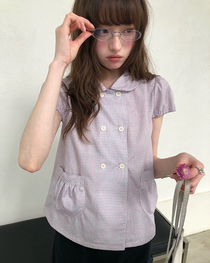 Double Button Pocket Shirt BU0223