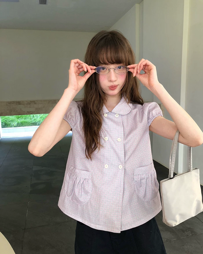Double Button Pocket Shirt BU0223