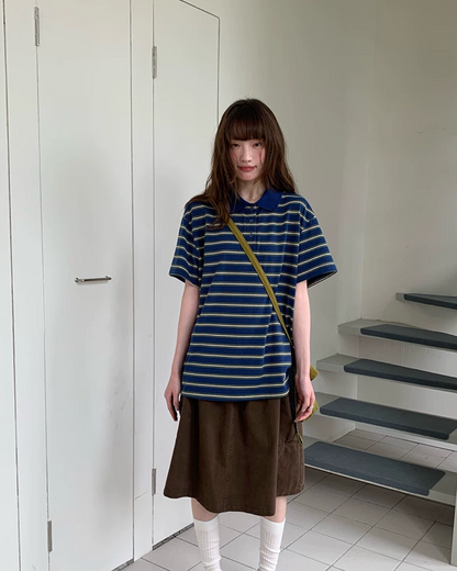 Thick Stripes Polo Shirt BU0224