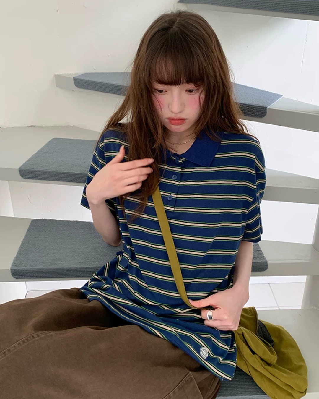 Thick Stripes Polo Shirt BU0224
