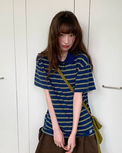 Thick Stripes Polo Shirt BU0224