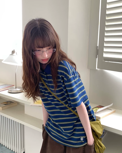Thick Stripes Polo Shirt BU0224