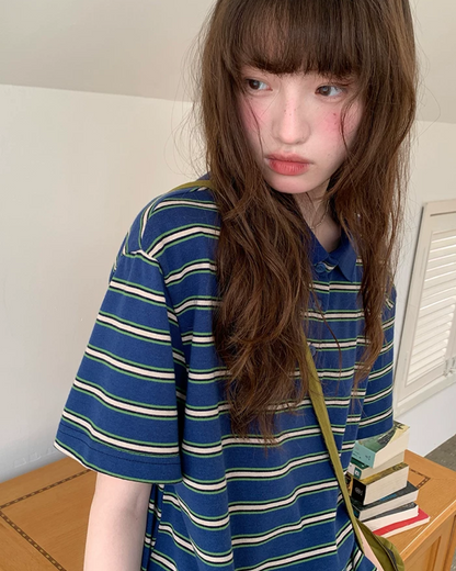 Thick Stripes Polo Shirt BU0224
