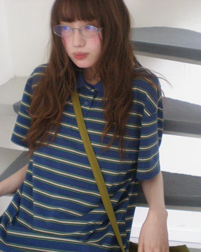 Thick Stripes Polo Shirt BU0224