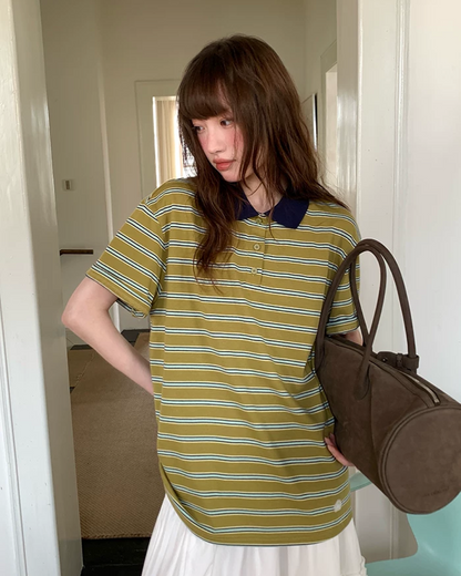 Thick Stripes Polo Shirt BU0224
