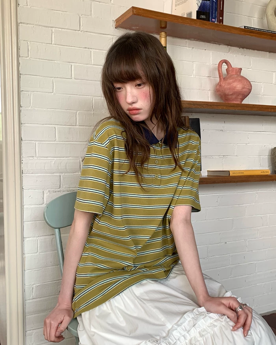 Thick Stripes Polo Shirt BU0224