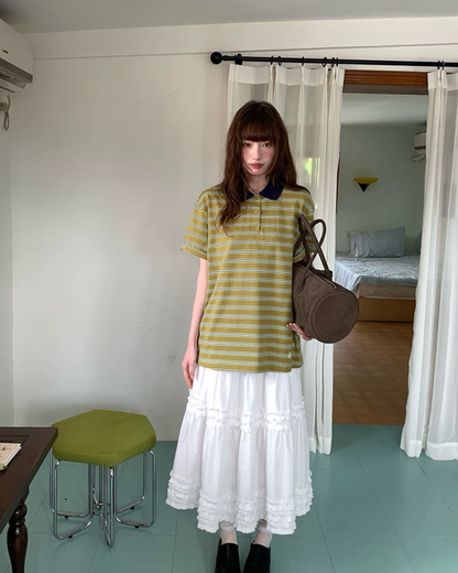 Thick Stripes Polo Shirt BU0224