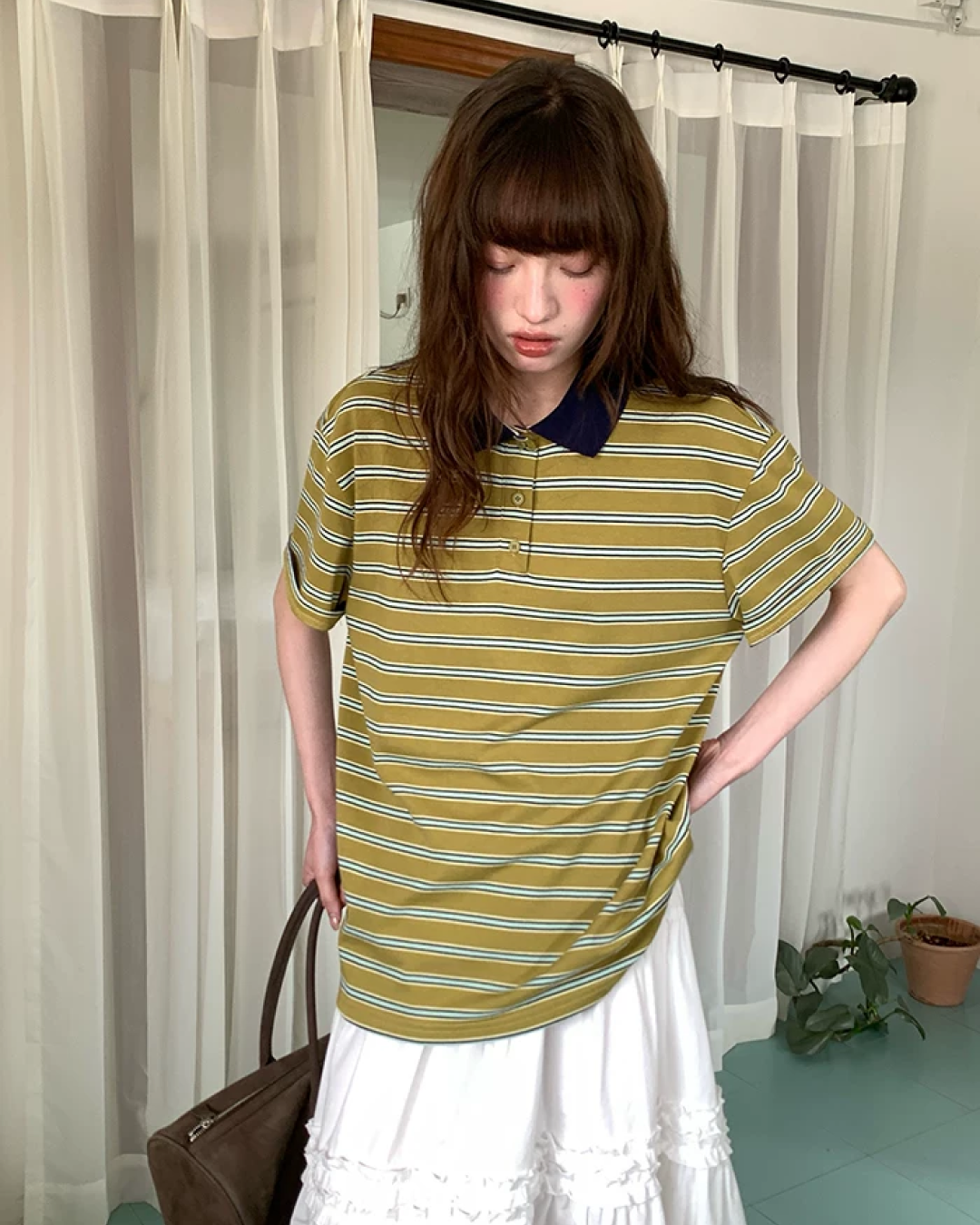 Thick Stripes Polo Shirt BU0224