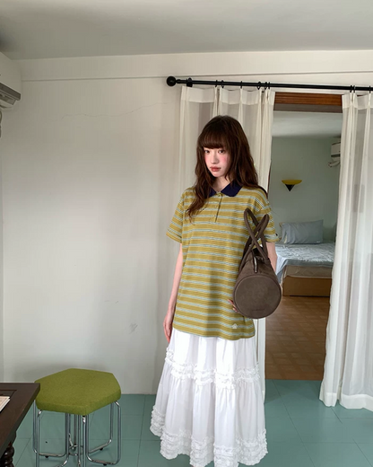 Thick Stripes Polo Shirt BU0224
