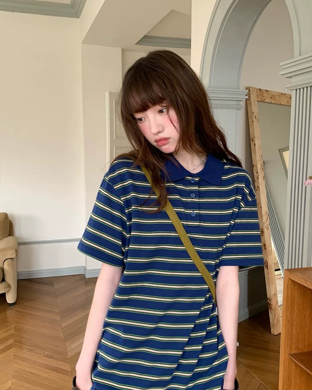 Thick Stripes Polo Shirt BU0224