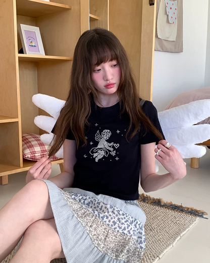 Angel Short T-Shirt BU0225