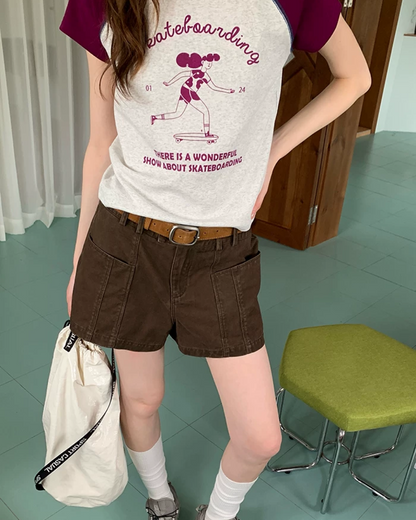Short Raglan T-Shirt BU0229