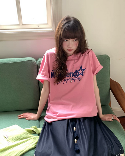 Color Loose T-Shirt BU0230
